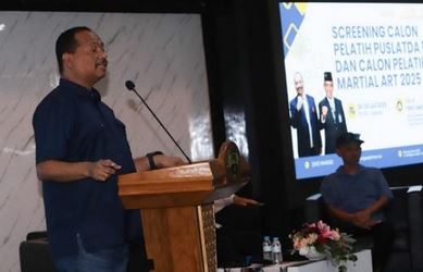 KONI Jatim Gelar Screening 293 Calon Pelatih Bela Diri Jelang PON 2028 Foto BeritaJatim.com