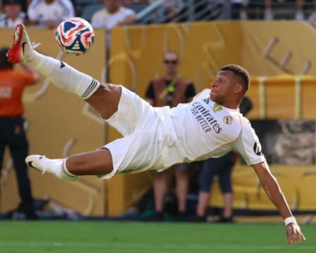 Real Madrid Kalahkan Borussia Dortmund 3-2, Kylian Mbappe Reuni dengan Paris Saint-Germain di Semifinal Foto BeritaJatim.com