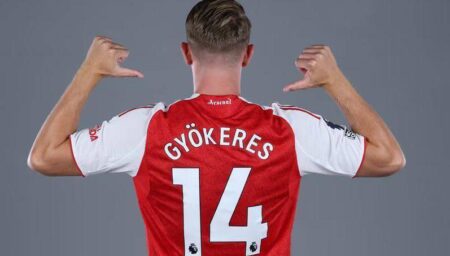 Penjualan Jersey Viktor Gyokeres Terbaik dalam Sejarah Arsenal, Kalahkan Thierry Henry Foto BeritaJatim.com