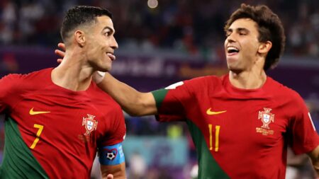 Joao Felix Batal Pulang ke SL Benfica, Pilih Al Nassr Usai Ditelepon Cristiano Ronaldo Foto BeritaJatim.com