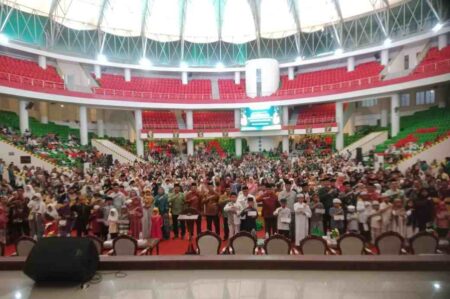 Tradisi Gebyar Muharram, Doa 1.500 Anak Yatim Menggema di Kampus Unisma Foto BeritaJatim.com