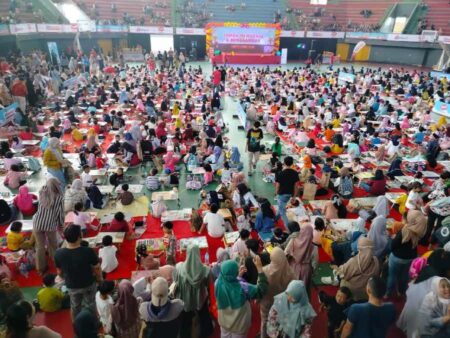Alfamart Libatkan 1.000 Anak dalam Lomba Mewarnai dan Menggambar di Kediri Foto BeritaJatim.com