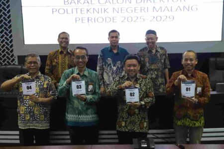 Pemilihan Direktur Polinema 2025-2029: Empat Nama Resmi Kantongi Nomor Urut, Siapa Saja Mereka? Foto BeritaJatim.com