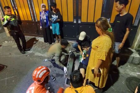 Polisi Selidiki Kecelakaan Remaja Tewas di Bulak Banteng Surabaya Foto BeritaJatim.com