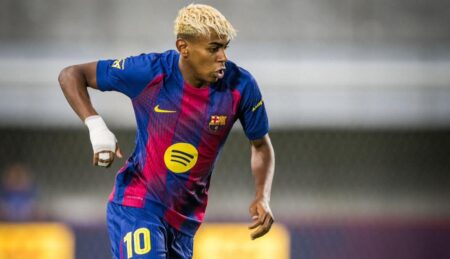 Debut Nomor 10 Lamine Yamal, Tanpa Kontribusi Gol dan “Kalah” dari Debutan Foto BeritaJatim.com