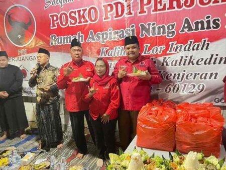 Kader PDIP Surabaya Dirikan Posko Gotong Royong, Ini Tujuannya Foto BeritaJatim.com