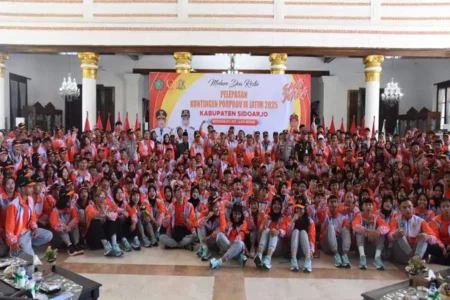 Anggaran Rp16,5 M Tapi Hanya Peringkat III di Porprov Jatim 2025, Ada Apa dengan KONI Sidoarjo? Foto BeritaJatim.com
