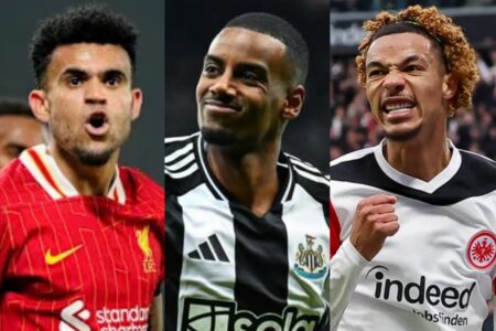 Efek Domino Saga Transfer Liverpool FC; Luis Diaz untuk Alexander Isak atau Hugo Ekitike Foto BeritaJatim.com