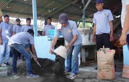 Warga Binaan Lapas Mojokerto Dilatih Jadi Tukang Profesional Foto BeritaJatim.com