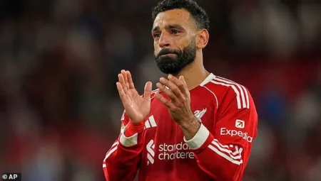 “Tradisi” Mohamed Salah Berlanjut, Sekaligus Persembahan untuk Diogo Jota-Andre Silva Foto BeritaJatim.com