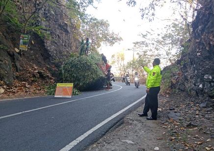 Truk Patah As di Jalur Arak-Arak Bondowoso, Sempat Timbulkan Antrean Panjang Foto BeritaJatim.com