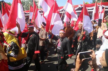 Harapan dan Doa Warga Jawa Timur di HUT ke-80 RI Foto BeritaJatim.com
