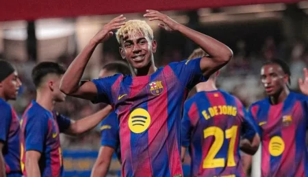 Sapu Bersih Pramusim, Sinyal Kuat Dominasi FC Barcelona termasuk Ballon d’Or Foto BeritaJatim.com