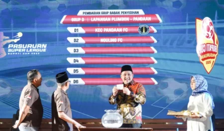 Pasuruan Super League Bupati Cup 2025 Resmi Digelar, Total Hadiah Capai Ratusan Juta Rupiah Foto BeritaJatim.com