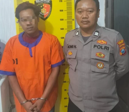 Polisi Ringkus Pelaku Curanmor Spesialis Masjid dan Mushola di Gresik Foto BeritaJatim.com