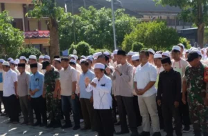 Mahasiswa Salat Gaib untuk Keselamatan Bangsa di Pamekasan Foto BeritaJatim.com
