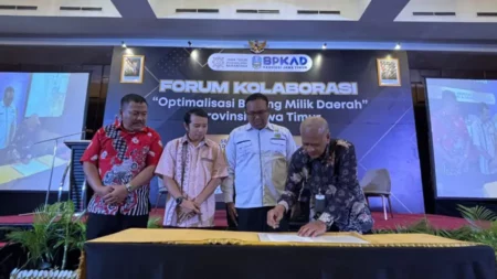 Optimalkan Aset Daerah Demi Selamatkan Fiskal, Pemprov Jatim Gandeng HIPMI Foto BeritaJatim.com
