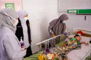 61 Pasien Campak Masih Dirawat di RS dan Puskesmas di Sumenep Foto BeritaJatim.com