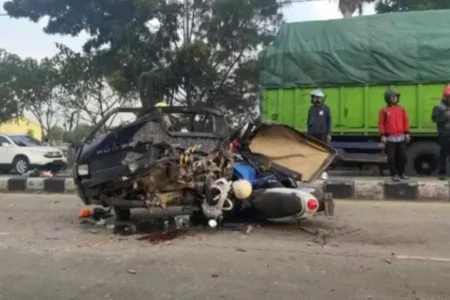 Kecelakaan Beruntun di Lamongan, Balita 3 Tahun Tewas Foto BeritaJatim.com