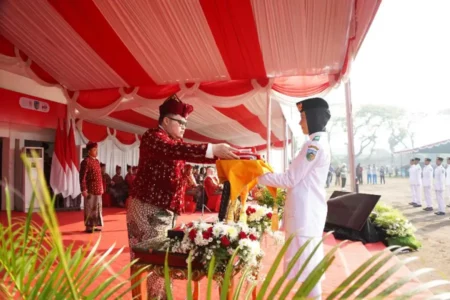 Upacara Kemerdekaan RI Ke-80, Mas Dhito Ajak Masyarakat Jaga Spirit Perjuangan Pahlawan Foto BeritaJatim.com