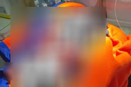 Bayi Laki-Laki Baru Lahir Ditemukan Hidup di Semak-Semak Jalan Graha ITS Surabaya Foto BeritaJatim.com