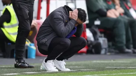 Manchester United Dipermalukan Brentford 1-3, Ruben Amorim Semakin di Ujung Tanduk Foto BeritaJatim.com