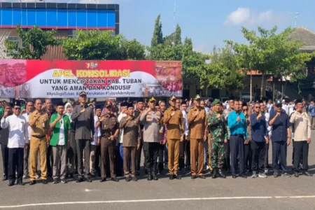 Diterpa Isu Demo, Kapolres dan Bupati Tuban Gelar Konsolidasi Jaga Kondusifitas Foto BeritaJatim.com