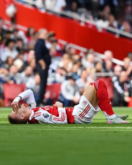 Badai Cedera Memburuk! Odegaard Tumbal Kemenangan Arsenal atas Nottingham Forest Foto BeritaJatim.com