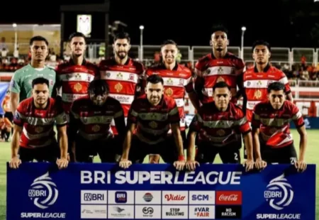 Madura United Terancam Masuk Zona Degradasi Usai Dibantai Malut United 4-1 Foto BeritaJatim.com