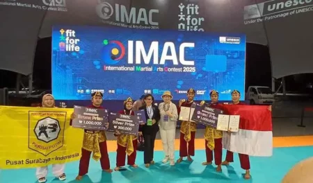 Lita Machfud Arifin Antar PSN Perisai Putih Harumkan Indonesia di Korea Selatan Foto BeritaJatim.com