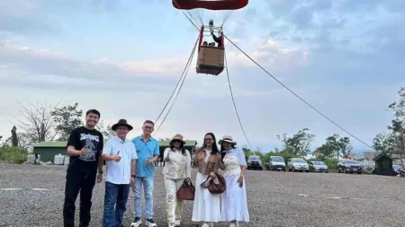 Flygh Hot Air Balloon Kini Resmi Mengudara di Pandaan Jawa Timur Foto BeritaJatim.com