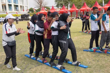 Jatim Sportiv Meriahkan Haornas ke-42 di Surabaya dengan Permainan Tradisional dan Olahraga Modern Foto BeritaJatim.com