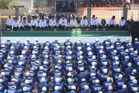 Lapas Mojokerto Gelar Doa dan Dzikir Bersama untuk Keselamatan Bangsa Foto BeritaJatim.com