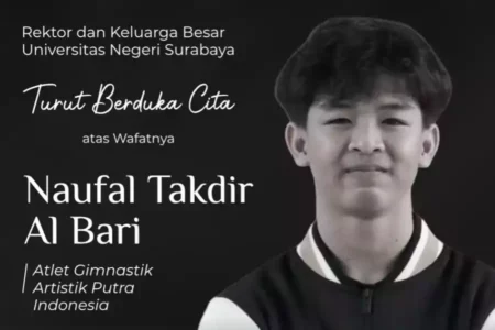 Rektor Unesa Kehilangan Mahasiswa Sekaligus Atlet Terbaik Gimnastik Foto BeritaJatim.com