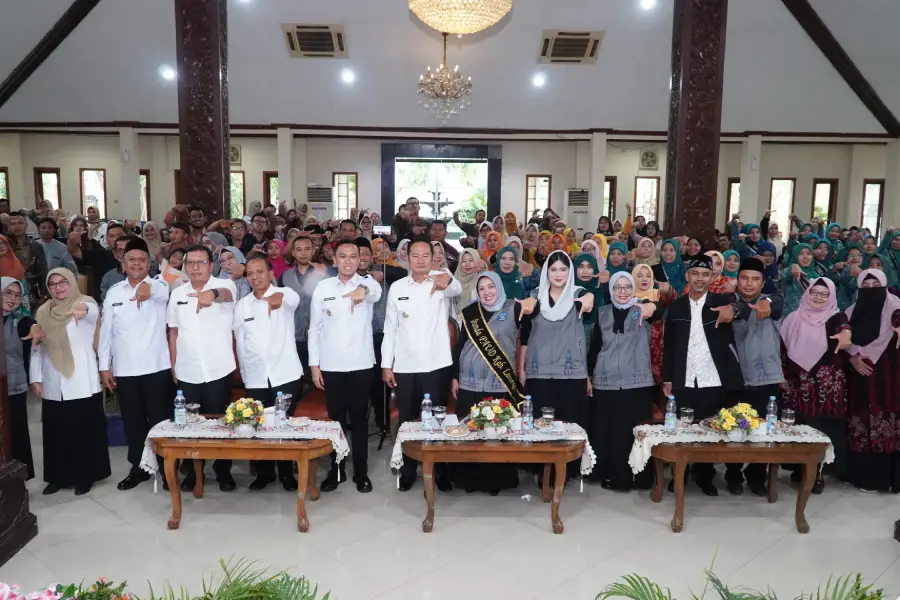 Pemkab Lamongan Siapkan Rp7,5 M Dukung Gerakan KAIH dan Wajar 13 Tahun Foto BeritaJatim.com