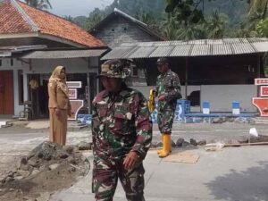 Pembangunan Rabat Beton TMMD 126 di Dusun Krajan 1A Rampung Foto BeritaJatim.com