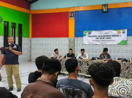Cara Warga Ambeng-Ambeng Watangrejo Gresik Tangkal Narkoba dan Judol yang Kian Marak Foto BeritaJatim.com