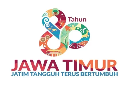 Makna Logo HUT ke-80 Jawa Timur: Jatim Tangguh Terus Bertumbuh Foto BeritaJatim.com