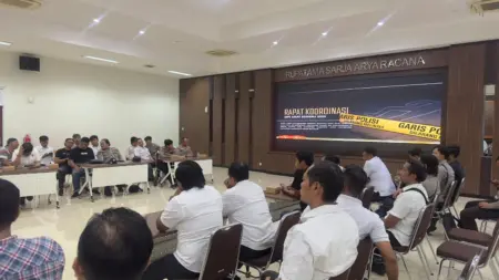 Polres Gresik Gelar Operasi Sikat Semeru 2025, Sasar Kejahatan Jalanan Foto BeritaJatim.com