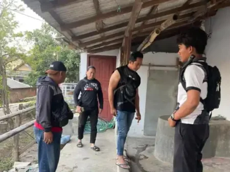 Sang Cucu Diduga Pelaku Pembunuhan Sadis Nenek Ngadiyah di Grati Pasuruan Foto BeritaJatim.com