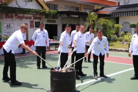 Jaga Integritas dan Lingkungan, Lapas I Madiun Musnahkan Barang Terlarang Foto BeritaJatim.com