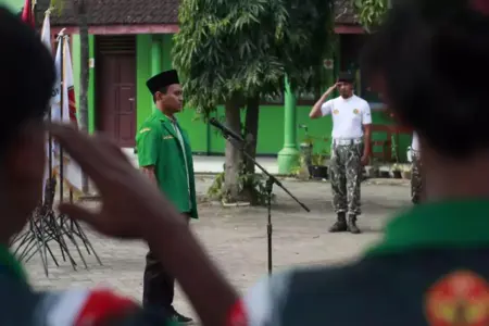 Ansor Nganjuk Desak KPI Bertindak, Kecam Tayangan TV yang Dinilai Lecehkan Pesantren Foto BeritaJatim.com
