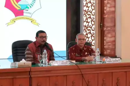 Bojonegoro Siapkan Strategi Antisipasi Penyusutan Drastis DBH Migas 2026 Foto BeritaJatim.com