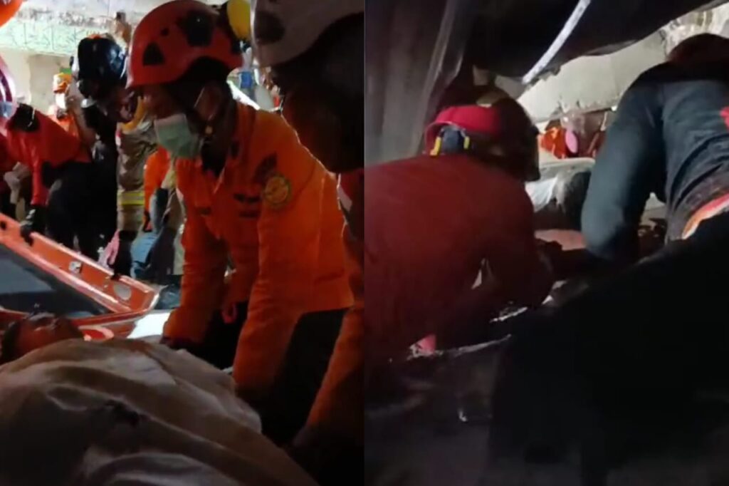 Keajaiban di Tengah Tragedi Mushola Ponpes Al Khoziny Sidoarjo: Haikal Selamat Tanpa Luka Foto BeritaJatim.com