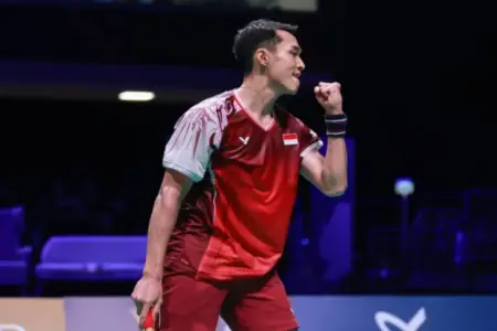 Jonatan Christie Maju Semifinal Lawan Lanier di Denmark Open 2025 Foto BeritaJatim.com