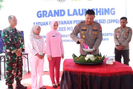 Dukung Program MBG, Polres Mojokerto Kota Resmikan SPPG Foto BeritaJatim.com