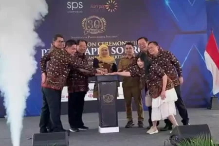 Gubernur Khofifah Resmikan Unit Baru PT Sun Paper Source Mojokerto, Produksi Kertas di Jatim Melonjak 150 Persen Foto BeritaJatim.com