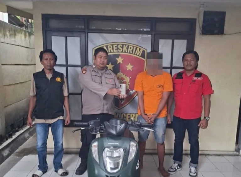 Respons Cepat Polsek Cerme, Curanmor di Gresik Terungkap Kurang dari Satu Jam Foto BeritaJatim.com