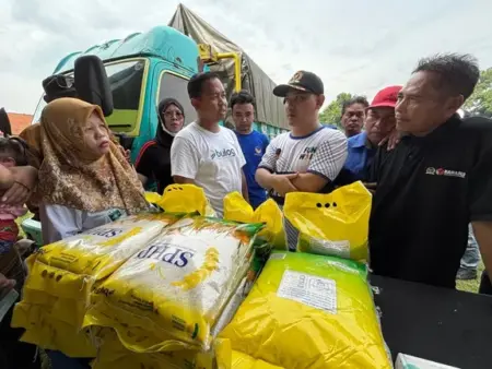 Bulog Mojokerto Tegaskan Komitmen Jaga Stabilitas Harga Beras Lewat Gerakan Pangan Murah Foto BeritaJatim.com
