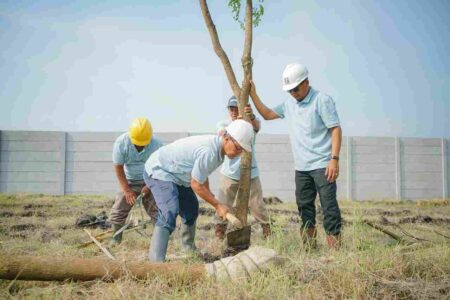 SIER Tanam Ratusan Trembesi di PIER, Perkuat Komitmen Keberlanjutan Industri Hijau Foto BeritaJatim.com